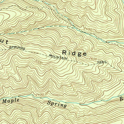 United States Geological Survey Rawley Springs, VA (1967, 24000-Scale) digital map
