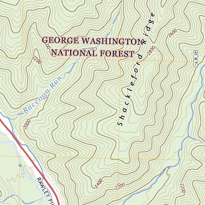 United States Geological Survey Rawley Springs, VA (2022, 24000-Scale) digital map