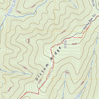 United States Geological Survey Rawley Springs, VA (2022, 24000-Scale) digital map