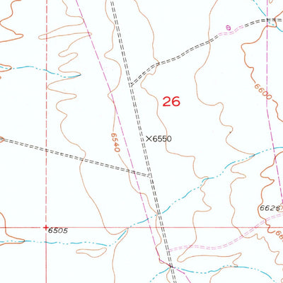 United States Geological Survey Rawlins NW, WY (1953, 24000-Scale) digital map