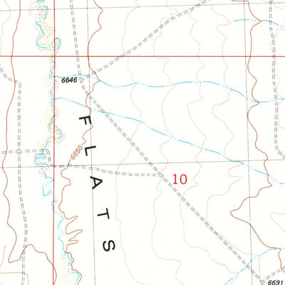 United States Geological Survey Rawlins Peak SW, WY (1983, 24000-Scale) digital map