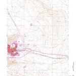 United States Geological Survey Rawlins, WY (1953, 24000-Scale) digital map