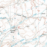 United States Geological Survey Rawlins, WY-CO (1954, 250000-Scale) digital map
