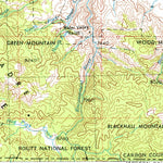 United States Geological Survey Rawlins, WY-CO (1954, 250000-Scale) digital map
