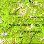 United States Geological Survey Rawlins, WY-CO (1958, 250000-Scale) digital map
