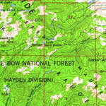 United States Geological Survey Rawlins, WY-CO (1962, 250000-Scale) digital map