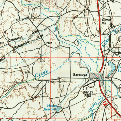 United States Geological Survey Rawlins, WY-CO (1967, 250000-Scale) digital map