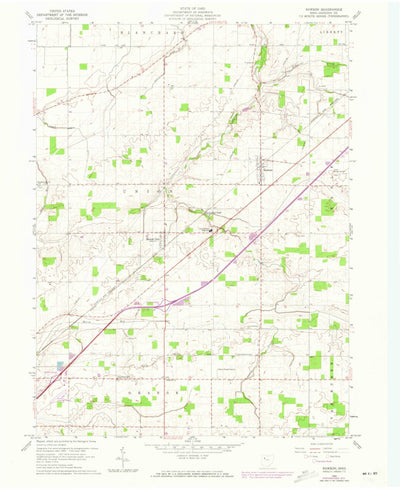 United States Geological Survey Rawson, OH (1960, 24000-Scale) digital map