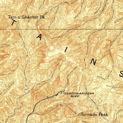 United States Geological Survey Ray, AZ (1910, 62500-Scale) digital map
