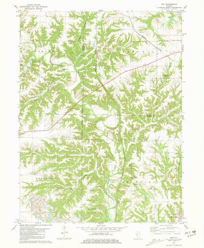 United States Geological Survey Ray, IL (1981, 24000-Scale) digital map