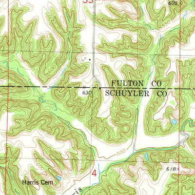 United States Geological Survey Ray, IL (1981, 24000-Scale) digital map