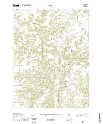 United States Geological Survey Ray, IL (2021, 24000-Scale) digital map