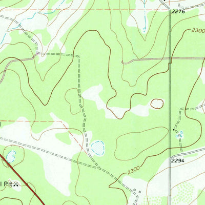 United States Geological Survey Ray Lake NW, TX (1970, 24000-Scale) digital map