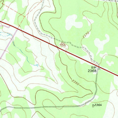 United States Geological Survey Ray Lake SE, TX (1971, 24000-Scale) digital map