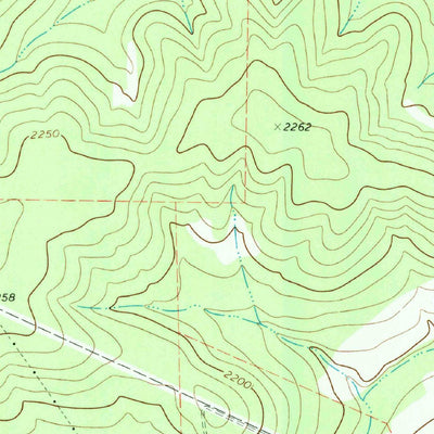 United States Geological Survey Ray Lake, TX (1971, 24000-Scale) digital map