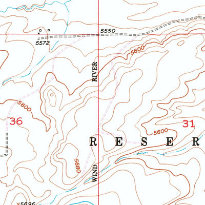 United States Geological Survey Ray Lake, WY (1952, 24000-Scale) digital map