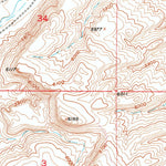 United States Geological Survey Ray Lake, WY (1952, 24000-Scale) digital map
