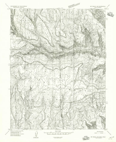 United States Geological Survey Ray Mesa, UT-CO (1954, 24000-Scale) digital map