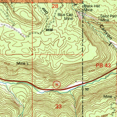 United States Geological Survey Ray Mesa, UT-CO (2001, 24000-Scale) digital map