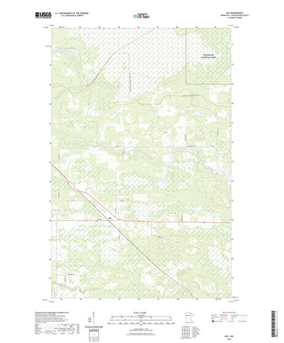 United States Geological Survey Ray, MN (2022, 24000-Scale) digital map