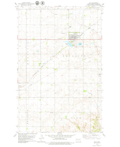 United States Geological Survey Ray, ND (1978, 24000-Scale) digital map