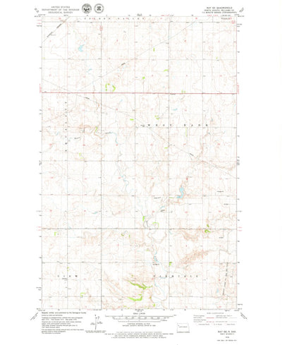 United States Geological Survey Ray SE, ND (1978, 24000-Scale) digital map