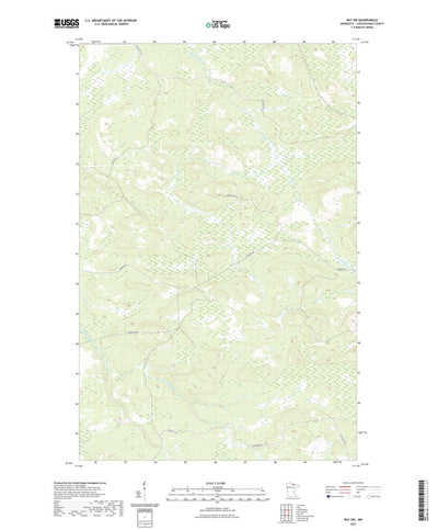 United States Geological Survey Ray SW, MN (2022, 24000-Scale) digital map