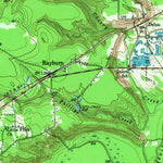 United States Geological Survey Rayburn, TX (1955, 62500-Scale) digital map