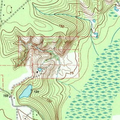 United States Geological Survey Rayburn, TX (1997, 24000-Scale) digital map