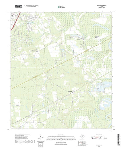 United States Geological Survey Rayburn, TX (2022, 24000-Scale) digital map