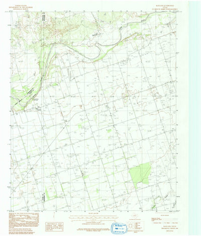 United States Geological Survey Rayland, TX (1983, 24000-Scale) digital map