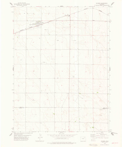 United States Geological Survey Raymer, CO (1978, 24000-Scale) digital map