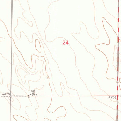 United States Geological Survey Raymer, CO (1978, 24000-Scale) digital map