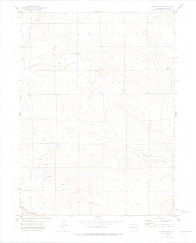 United States Geological Survey Raymer NW, CO (1977, 24000-Scale) digital map