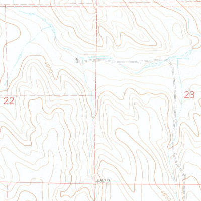 United States Geological Survey Raymer NW, CO (1977, 24000-Scale) digital map