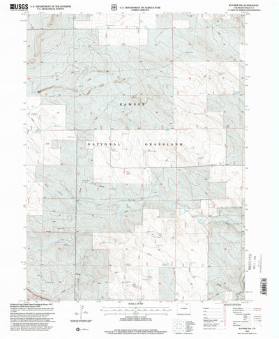 United States Geological Survey Raymer NW, CO (1997, 24000-Scale) digital map