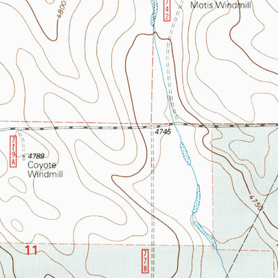 United States Geological Survey Raymer NW, CO (1997, 24000-Scale) digital map