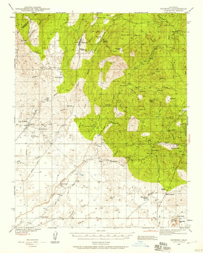 United States Geological Survey Raymond, CA (1942, 62500-Scale) digital map