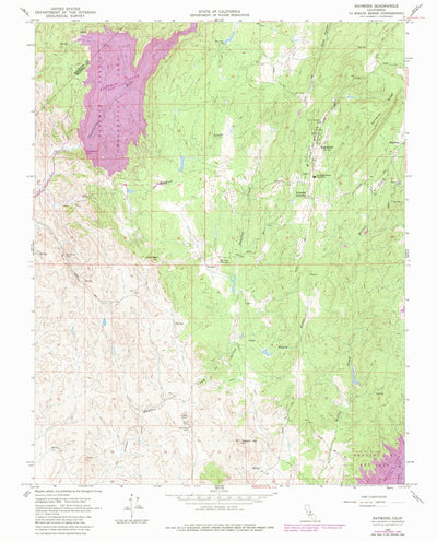 United States Geological Survey Raymond, CA (1962, 24000-Scale) digital map