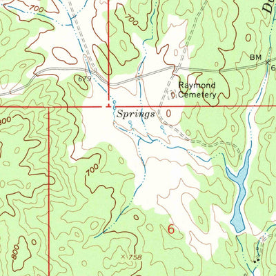 United States Geological Survey Raymond, CA (1962, 24000-Scale) digital map