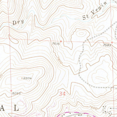 United States Geological Survey Raymond, CO (1957, 24000-Scale) digital map
