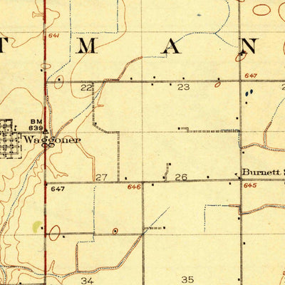 United States Geological Survey Raymond, IL (1925, 62500-Scale) digital map