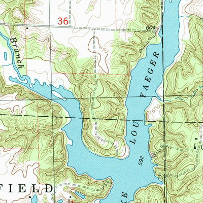 United States Geological Survey Raymond, IL (1998, 24000-Scale) digital map