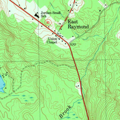 United States Geological Survey Raymond, ME (1981, 24000-Scale) digital map