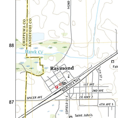 Raymond, MN (2022, 24000-Scale) Map by United States Geological Survey ...