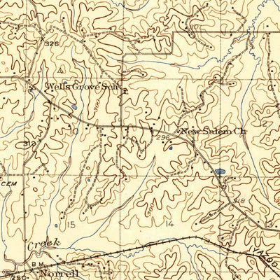United States Geological Survey Raymond, MS (1942, 62500-Scale) digital map