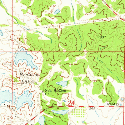 United States Geological Survey Raymond, MS (1971, 24000-Scale) digital map