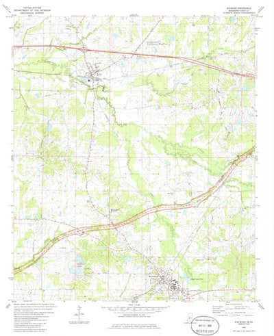 United States Geological Survey Raymond, MS (1980, 24000-Scale) digital map