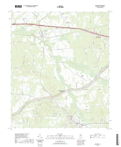 United States Geological Survey Raymond, MS (2020, 24000-Scale) digital map