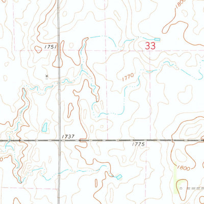 United States Geological Survey Raymond SE, SD (1973, 24000-Scale) digital map